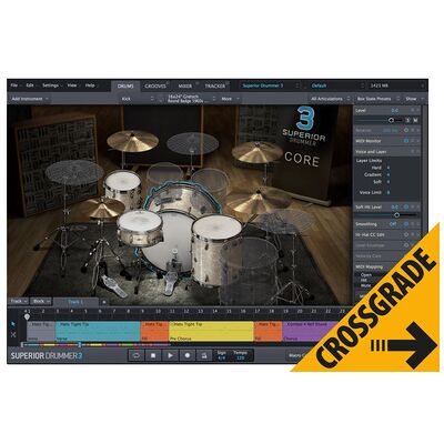 Toontrack Superior Drummer 3 Crossgrade da EZ Drummer 2 - Software Batteria Toontrack Superior Drummer 3 Crossgrade da EZ Drummer 2 - Software Batteria