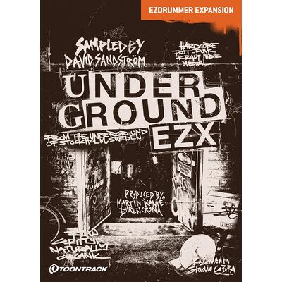 Toontrack EZX Underground - Libreria di batteria per EZdrummer & Superior Drummer Toontrack EZX Underground - Libreria di batteria per EZdrummer & Superior Drummer