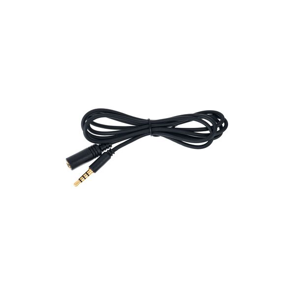 the sssnake slim line 4 pin jack 1,0m bk black