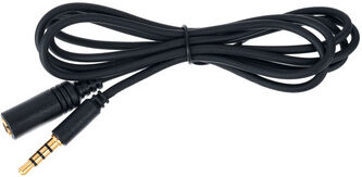 the sssnake Slim Line 4 Pin Jack 1,0m BK Black