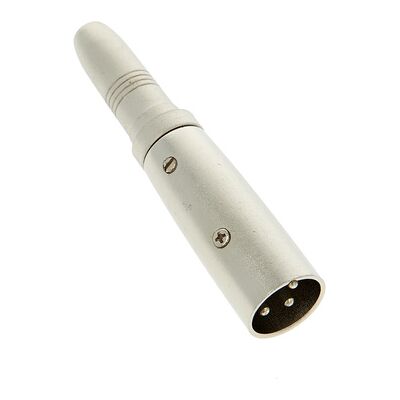 Adam Hall Connectors 7853 - Adattatore jack stereo 6,35mm a XLR maschio Adam Hall Connectors 7853 - Adattatore jack stereo 6,35mm a XLR maschio