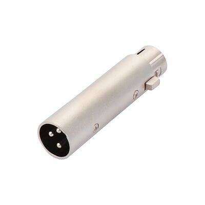 Adattatore Omnitronic - XLR maschio 3 pin a femmina 5 pin - Per illuminazione DMX Adattatore Omnitronic - XLR maschio 3 pin a femmina 5 pin - Per illuminazione DMX