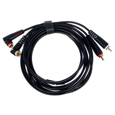 UDG Ultimate Cable RCA Angled 3BL Black UDG Ultimate Cable RCA Angled 3BL Black