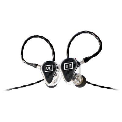 Ultimate Ears UE 350 trasparente con frontalino color carbonio Ultimate Ears UE 350 trasparente con frontalino color carbonio