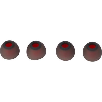 XVive Soft Silicone Ear Tips L Red 4 nero e rosso semitrasparente XVive Soft Silicone Ear Tips L Red 4 nero e rosso semitrasparente