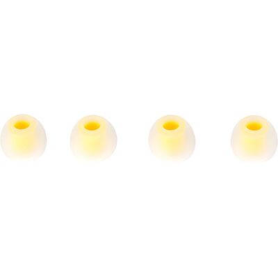 XVive Soft Silicone Ear Tips T9 M bianco e giallo traslucidi XVive Soft Silicone Ear Tips T9 M bianco e giallo traslucidi