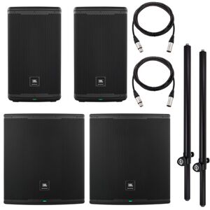 JBL EON710/718S Power Bundle nero