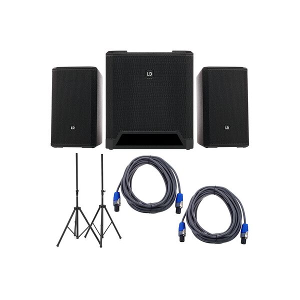 ld systems dave 12 g4x stand bundle nero