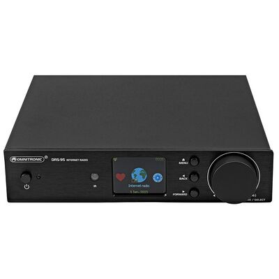 Omnitronic DRS-95 Internetradio nero Omnitronic DRS-95 Internetradio nero