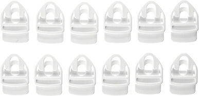 Holdon Xtra Clip White 12pcs Pack White