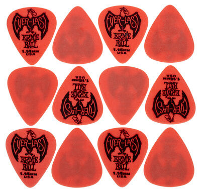 Ernie Ball Everlast Picks 1,14 mm Red Red