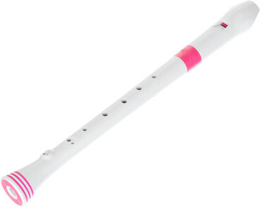 Nuvo Soprano Recorder White-Pink Nuvo Soprano Recorder White-Pink