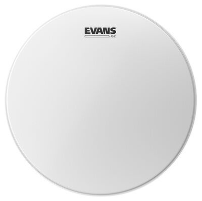 Evans 12" G2 Coated Tom bianco con superficie ruvida