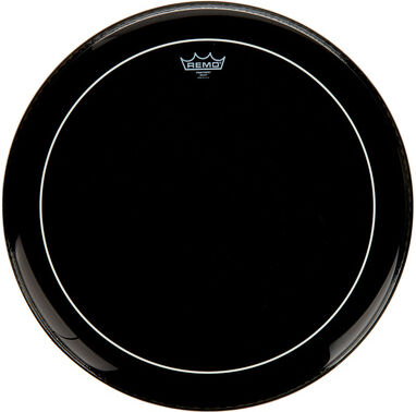 Remo 10" Pinstripe Ebony black