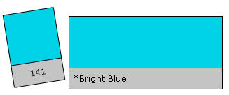 Lee Colour Filter 141 Bright Blue Bright Blue