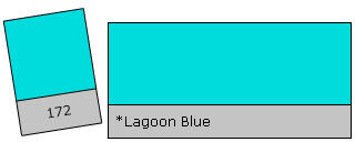 Lee Colour Filter 172 Lagoon Blue Lagoon Blue