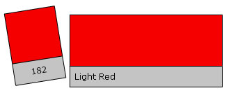 Lee Filter Roll 182 Light Red Light Red