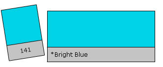 Lee Filter Roll 141 Bright Blue Bright Blue