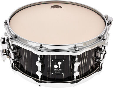 Sonor 14"x06" ProLite Snare Ebony DC Ebony White Stripes