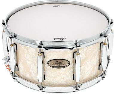 Pearl 14"x6,5" Session St. Sel. #405 Nicotine White Marine