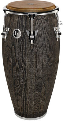 LP 11 3/4" Uptown Conga Scuted Ash in Ebony Stain