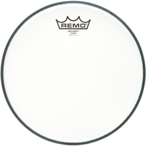 Remo 14" Diplomat Coated bianco con superficie sabbiata Remo 14" Diplomat Coated bianco con superficie sabbiata