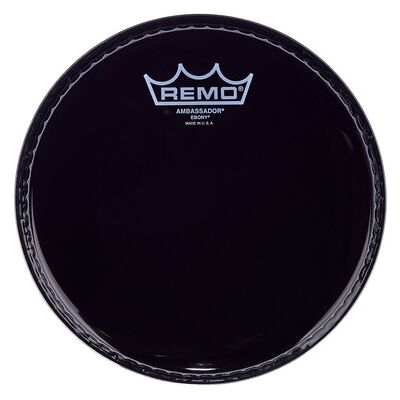 Remo 08" Ambassador Ebony Remo 08" Ambassador Ebony