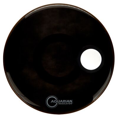 Aquarian 22" Regulator Black Bass Drum nero Aquarian 22" Regulator Black Bass Drum nero