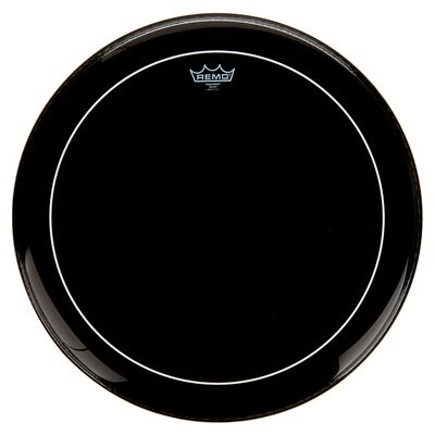 Remo 22" Pinstripe Ebony Bass Drum Remo 22" Pinstripe Ebony Bass Drum