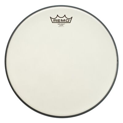 Remo 12" Diplomat Coated bianco con superficie sabbiata Remo 12" Diplomat Coated bianco con superficie sabbiata