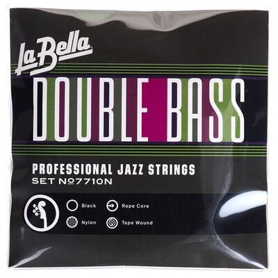 La Bella 7710N Black Nylon La Bella 7710N Black Nylon