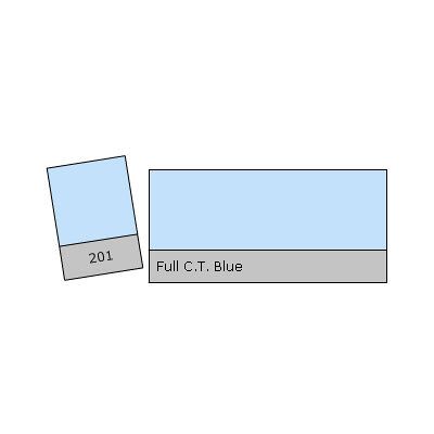 Lee Filter Roll 201 Full C.T. Blue Full C Lee Filter Roll 201 Full C.T. Blue Full C