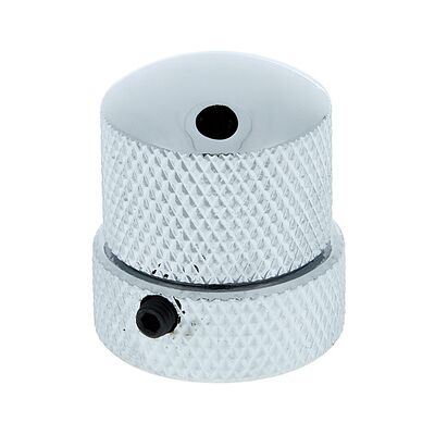Warwick Potentiometer Dome Knob Chrome Chrome Warwick Potentiometer Dome Knob Chrome Chrome