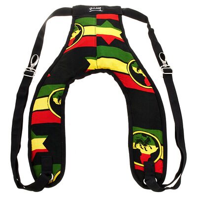 Terre Djembe Back Pack Strap Rasta Terre Djembe Back Pack Strap Rasta