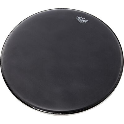 Remo 22" Powerstroke 3 Black Suede Black Remo 22" Powerstroke 3 Black Suede Black