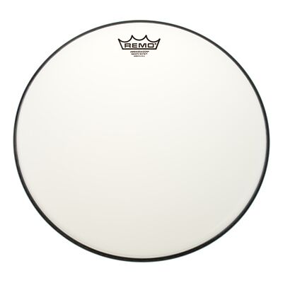 Remo 14" Ambassador Smooth White Remo 14" Ambassador Smooth White