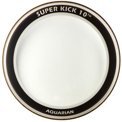 Aquarian 22" Superkick Ten clear Transparent Aquarian 22" Superkick Ten clear Transparent