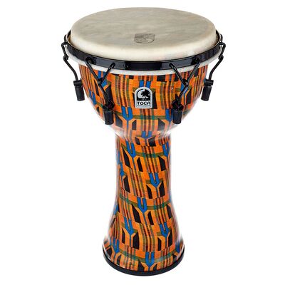 Toca SFDMX-10K 10" Freestyle Djembe Kente Toca SFDMX-10K 10" Freestyle Djembe Kente