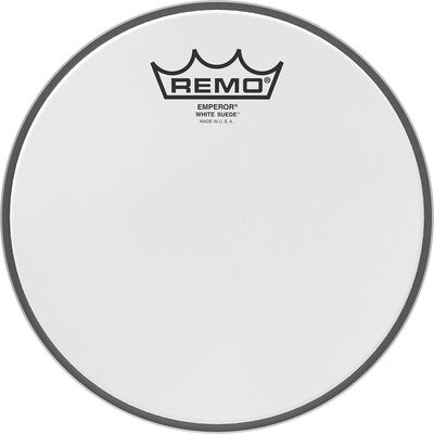 Remo 08" Emperor White Suede Remo 08" Emperor White Suede