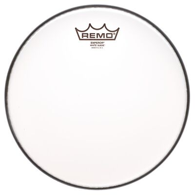 Remo 10" Emperor White Suede Remo 10" Emperor White Suede