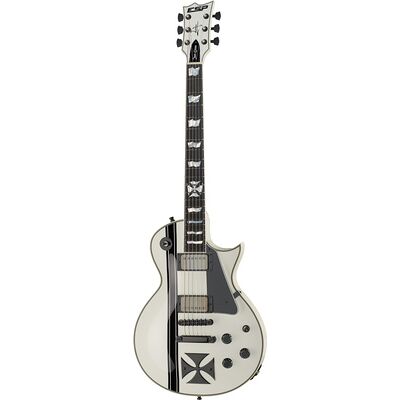 ESP Iron Cross SW bianco neve con strisce e grafiche ESP Iron Cross SW bianco neve con strisce e grafiche