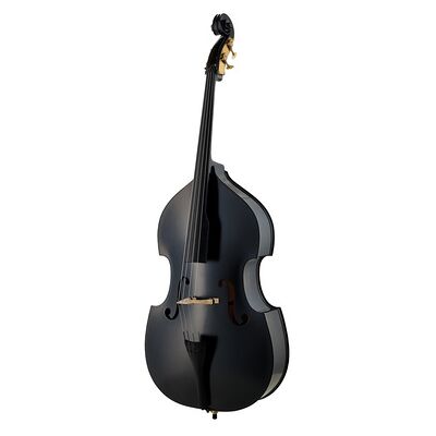 Gewa Rockabilly BK Double Bass 3/4 nero opaco Gewa Rockabilly BK Double Bass 3/4 nero opaco