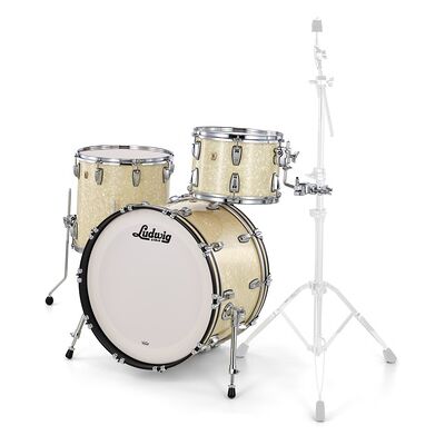 Ludwig Classic Maple Fab 22 Vint. Wh. Vintage White Marine Ludwig Classic Maple Fab 22 Vint. Wh. Vintage White Marine