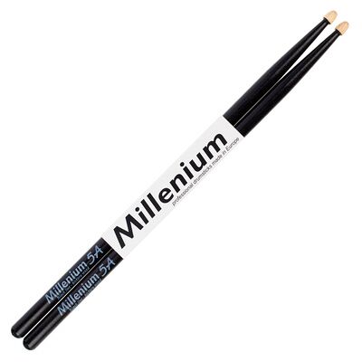 Millenium H5A Hickory Sticks Black nero Millenium H5A Hickory Sticks Black nero