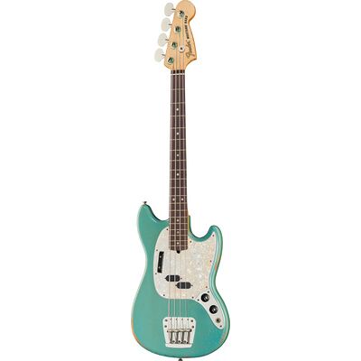 Fender JMJ Mustang Bass R.Worn RW DB Daphne Blue Fender JMJ Mustang Bass R.Worn RW DB Daphne Blue