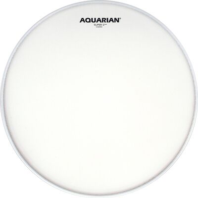 Aquarian 15" Super 2 Coated bianco con superficie sabbiata Aquarian 15" Super 2 Coated bianco con superficie sabbiata