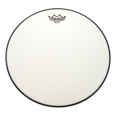 Remo 13" Ambassador Smooth White Remo 13" Ambassador Smooth White