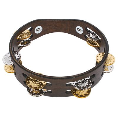 Meinl CTA2VM-WB Compact Tambourine Walnut Brown Meinl CTA2VM-WB Compact Tambourine Walnut Brown