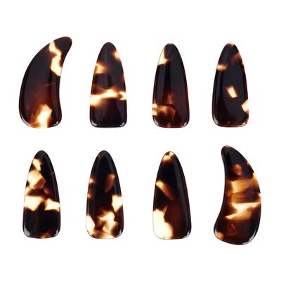 Thomann GuZheng Picks OCV 8pcs L Perloid Dark Thomann GuZheng Picks OCV 8pcs L Perloid Dark