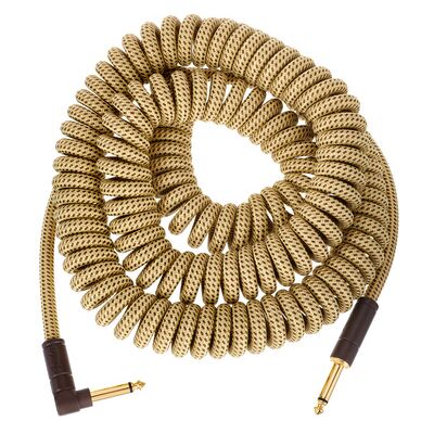 Fender Deluxe Coil Cable 9m YW Tweed Yellow Tweed Fender Deluxe Coil Cable 9m YW Tweed Yellow Tweed